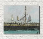 Édouard Manet, French Fine Art Print : Boulogne Sur Mer Pier