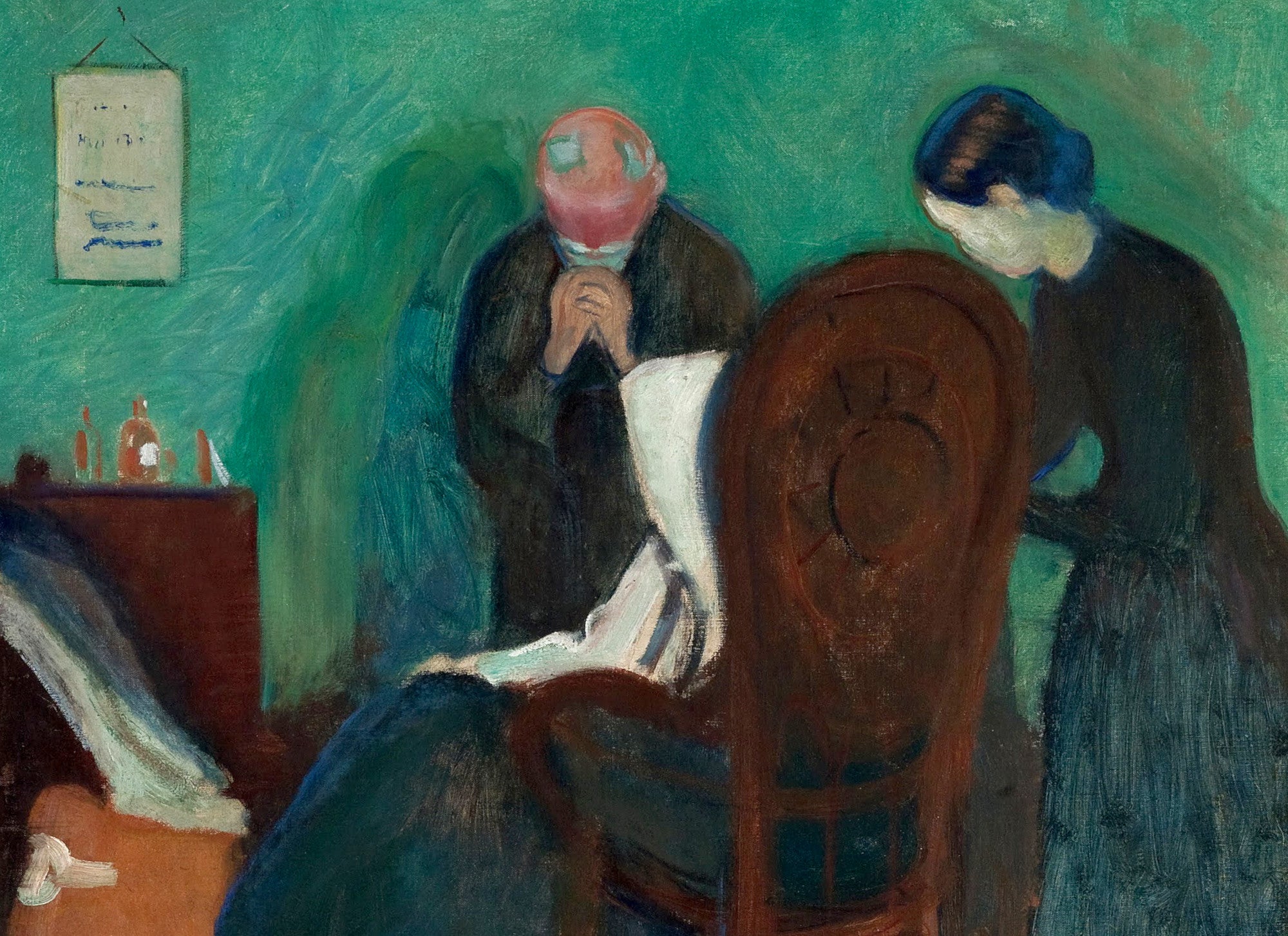 Edvard Munch Fine Art Print, Death in the Sickroom