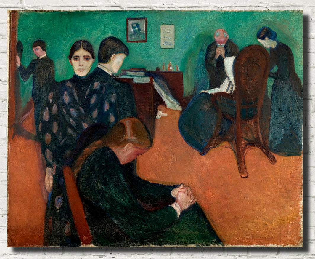 Edvard Munch Fine Art Print, Death in the Sickroom