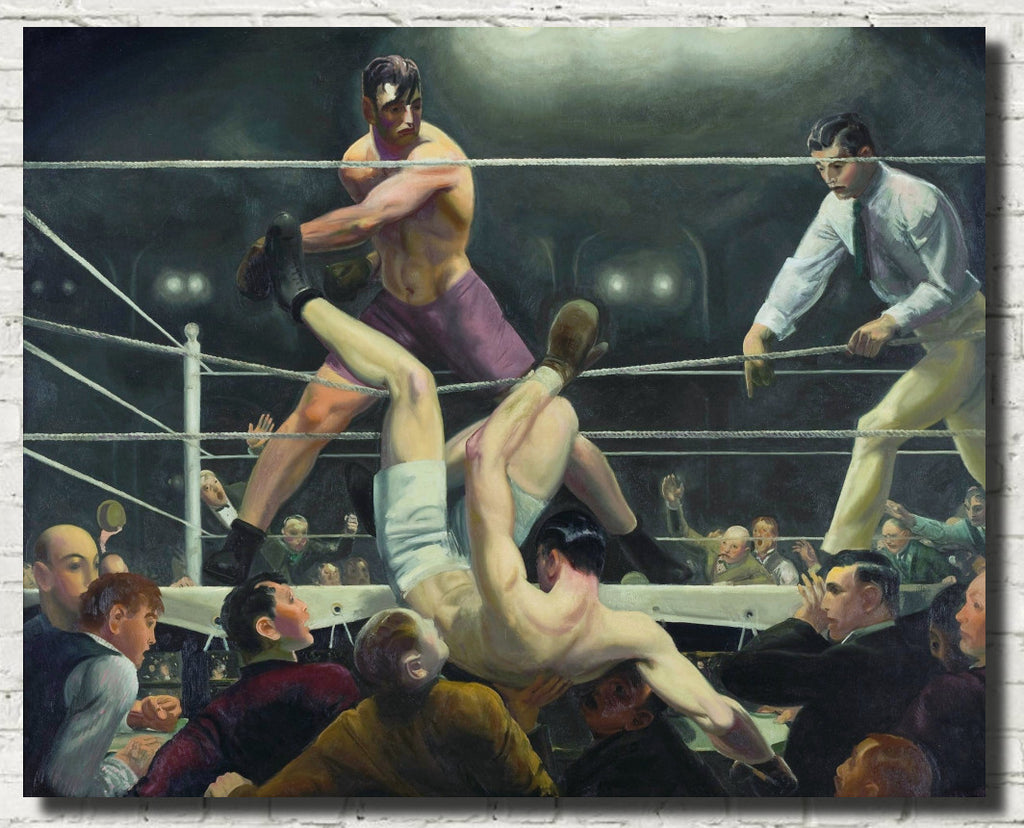 George Bellows Fine Art Print, Dempsey and Firpo