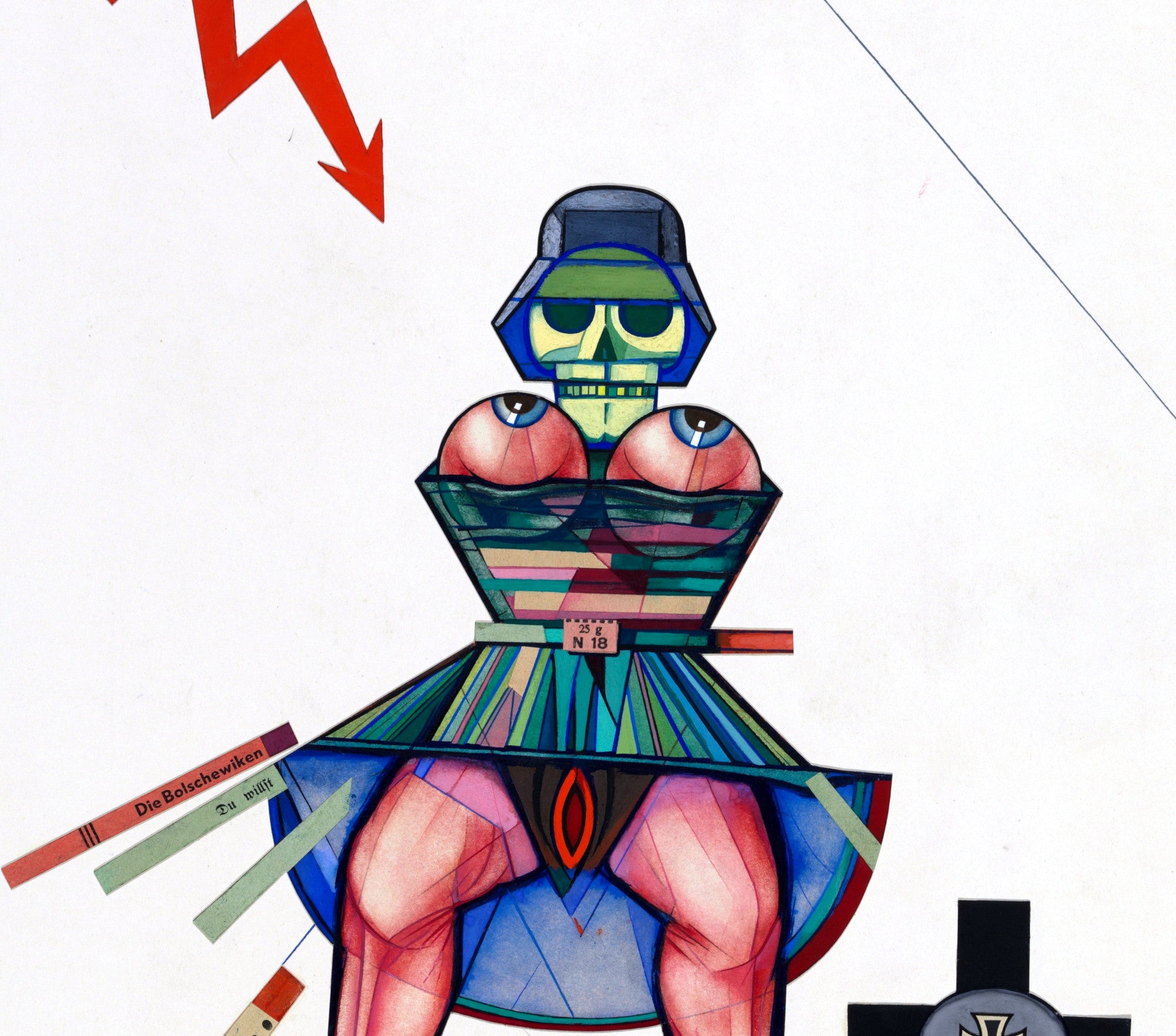 The Moloch, Karl Wiener Abstract Print