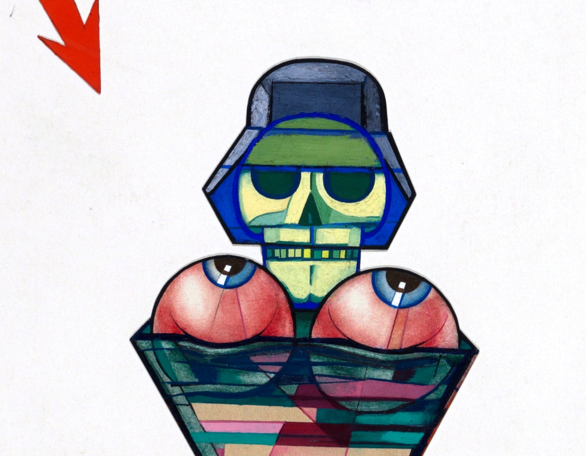 The Moloch, Karl Wiener Abstract Print