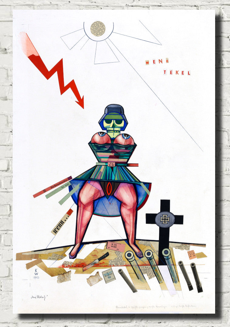 The Moloch, Karl Wiener Abstract Print