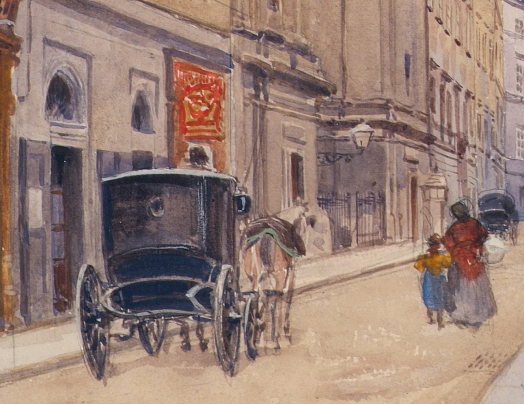 The Dorotheergasse In Vienna With The Old Pawnshop, Ernst Graner Fine Art Print