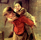 Fritz von Uhde Fine Art Print : The Big Sister