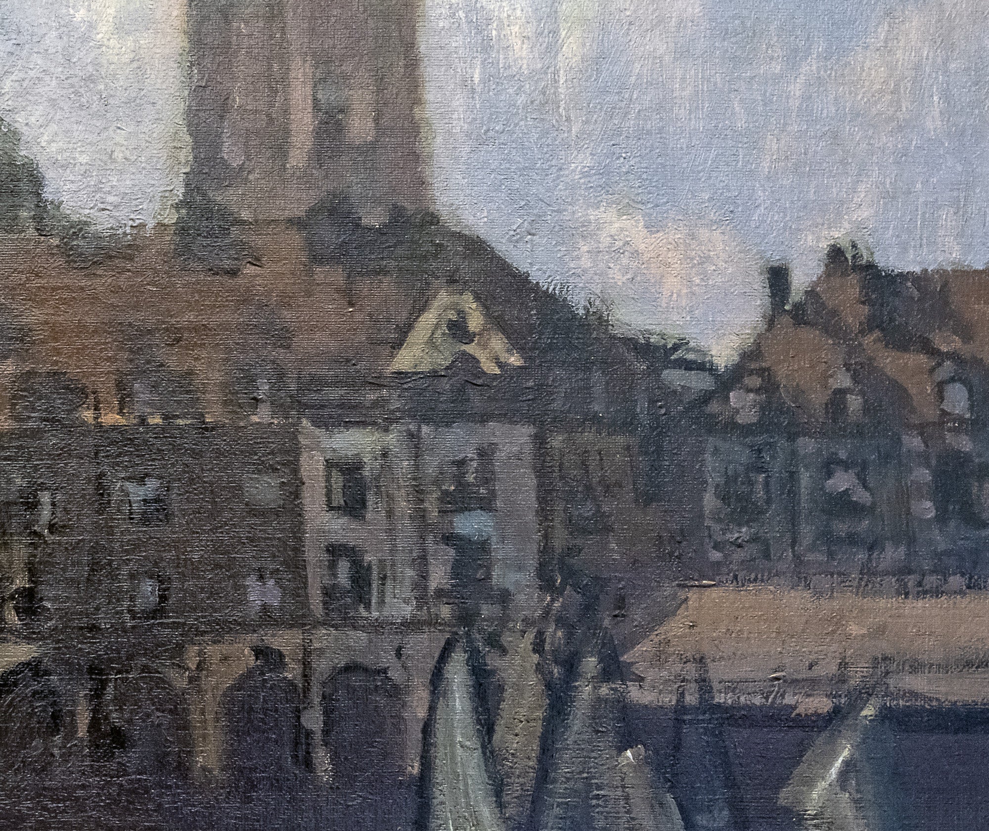Walter Sickert Post-Impressionist Fine Art Print, Dieppe, the arcades and the Darse