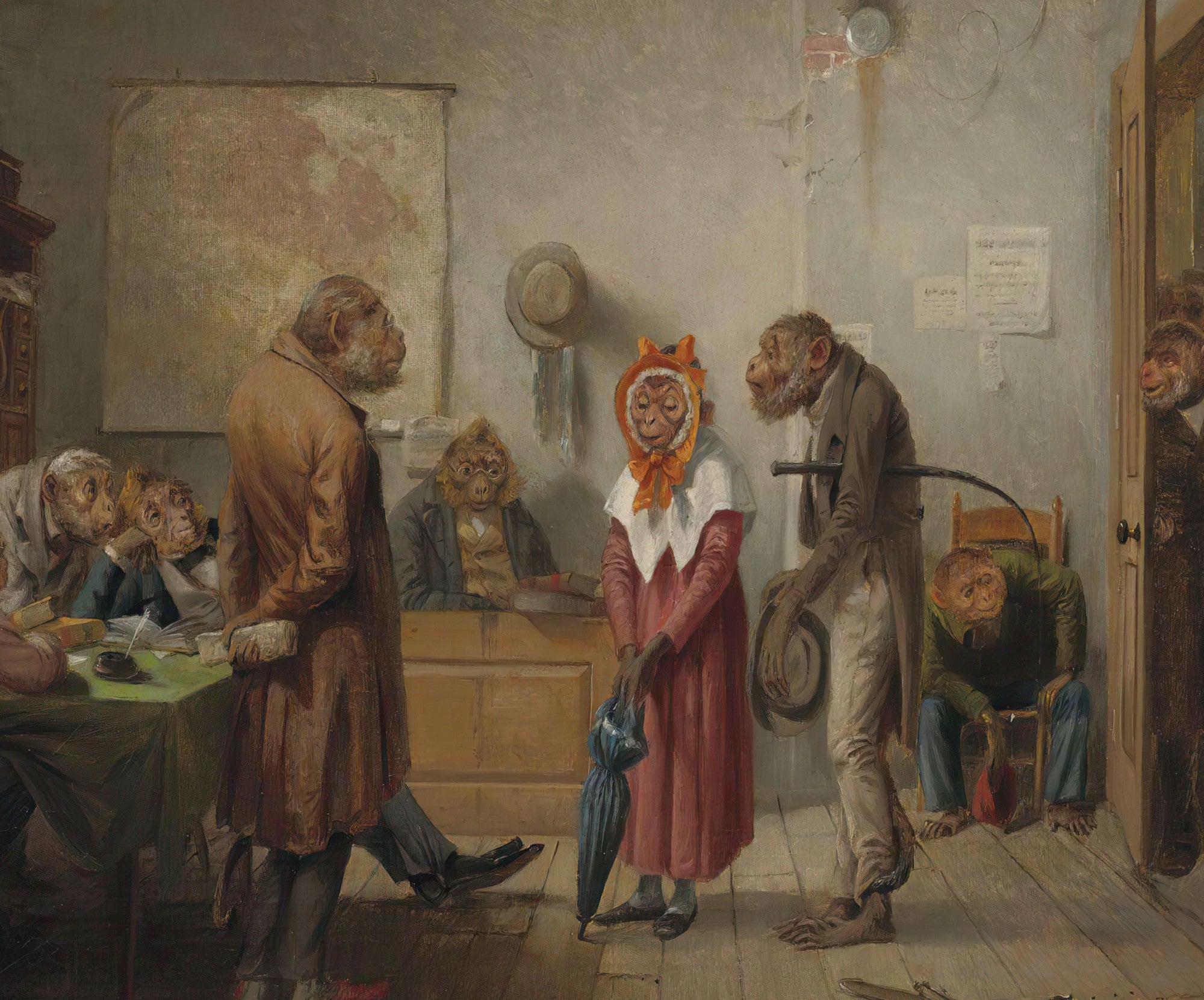 Divorce, William Holbrook Beard Fine Art Print