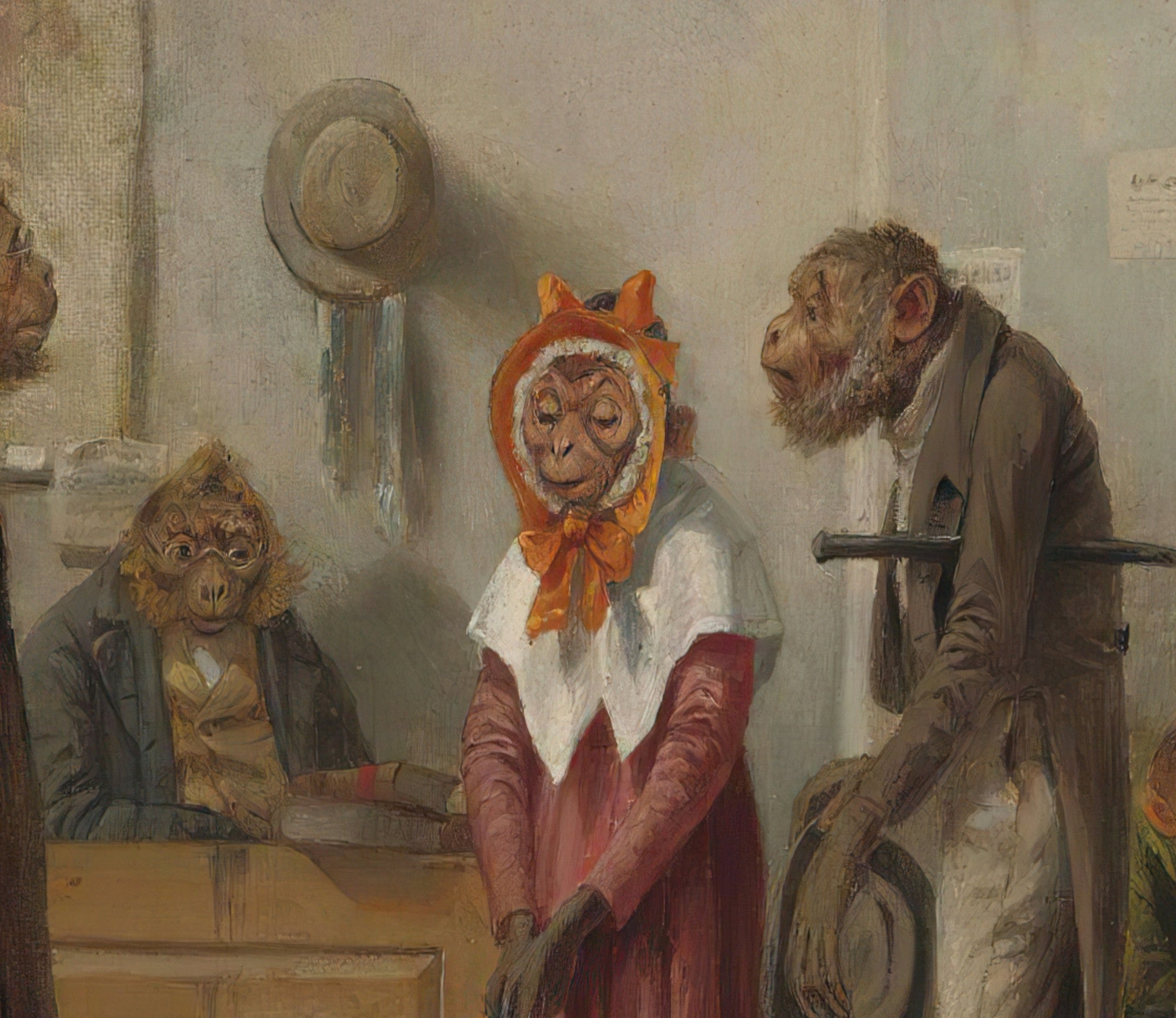 Divorce, William Holbrook Beard Fine Art Print