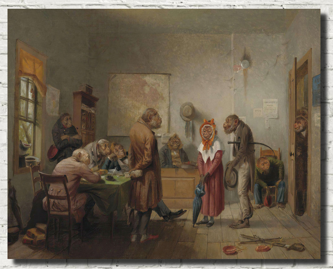 Divorce, William Holbrook Beard Fine Art Print