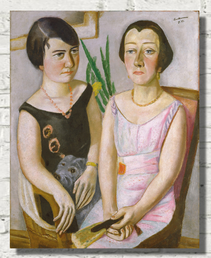 Max Beckmann, Double Portrait (1923) - New Objectivity