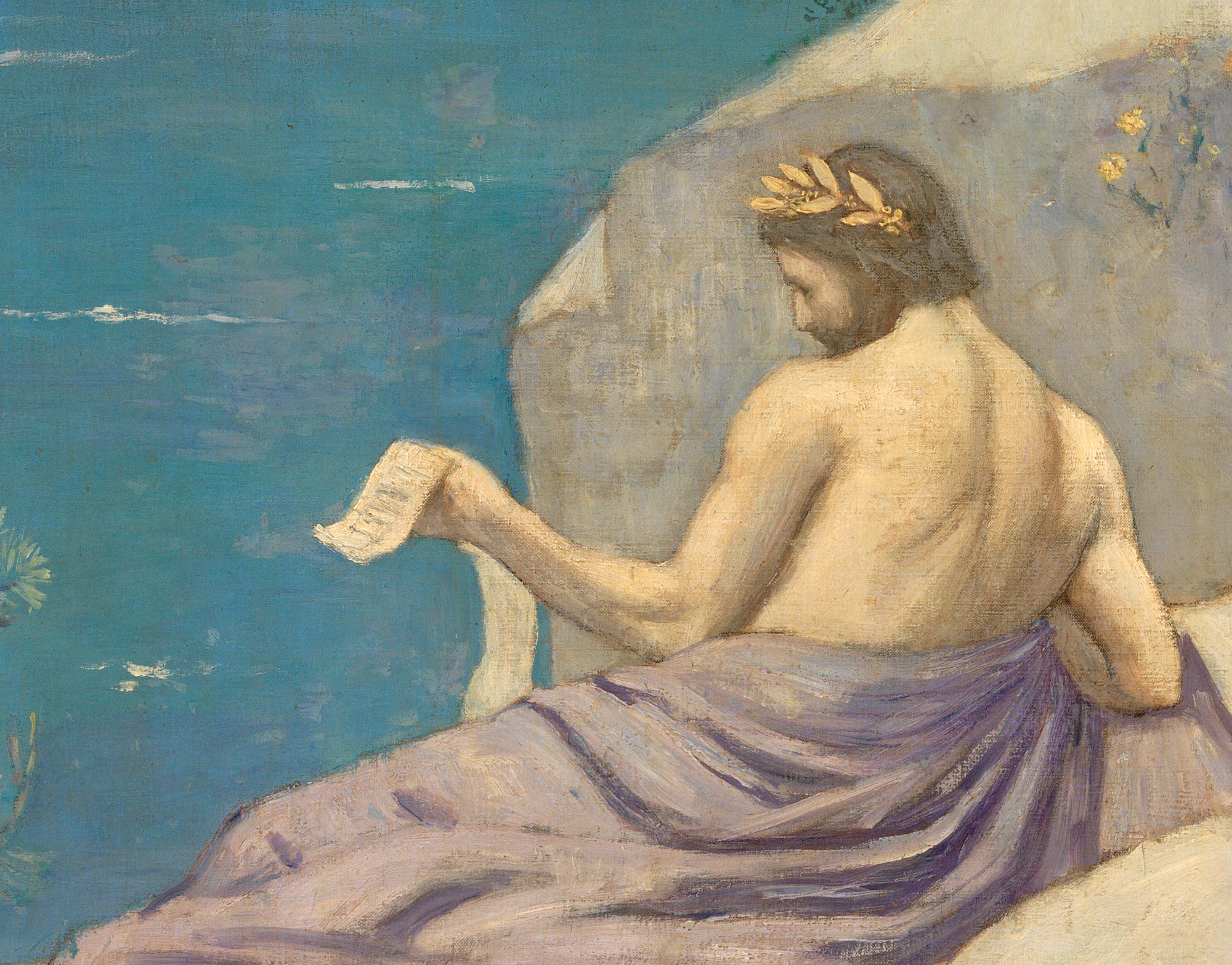 Pierre Puvis de Chavannes Fine Art print, Dramatic Poetry (Aeschylus)