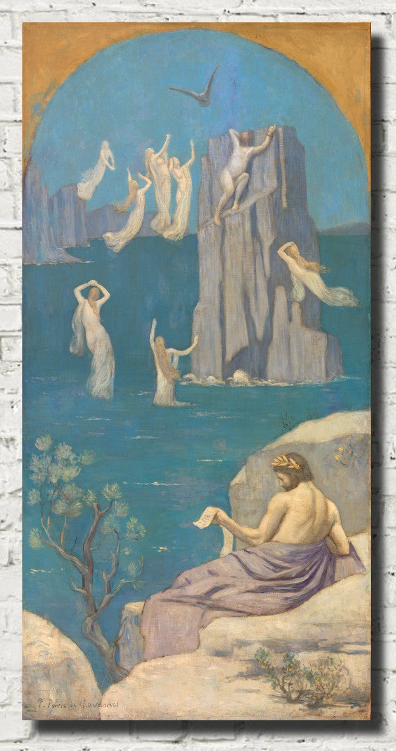 Pierre Puvis de Chavannes Fine Art print, Dramatic Poetry (Aeschylus)