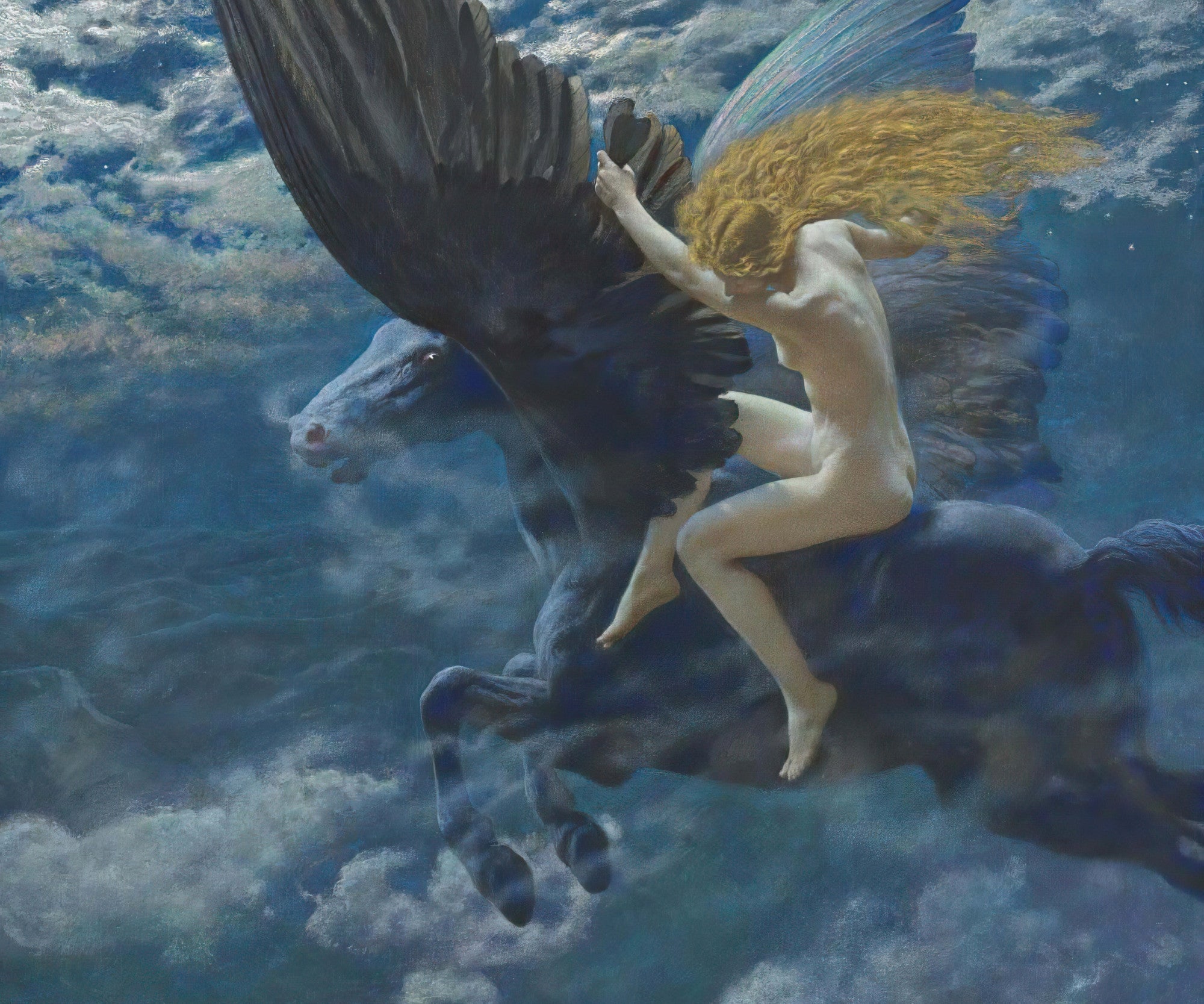 Dream Idyll (A Valkyrie), Edward Robert Hughes Fine Art Print