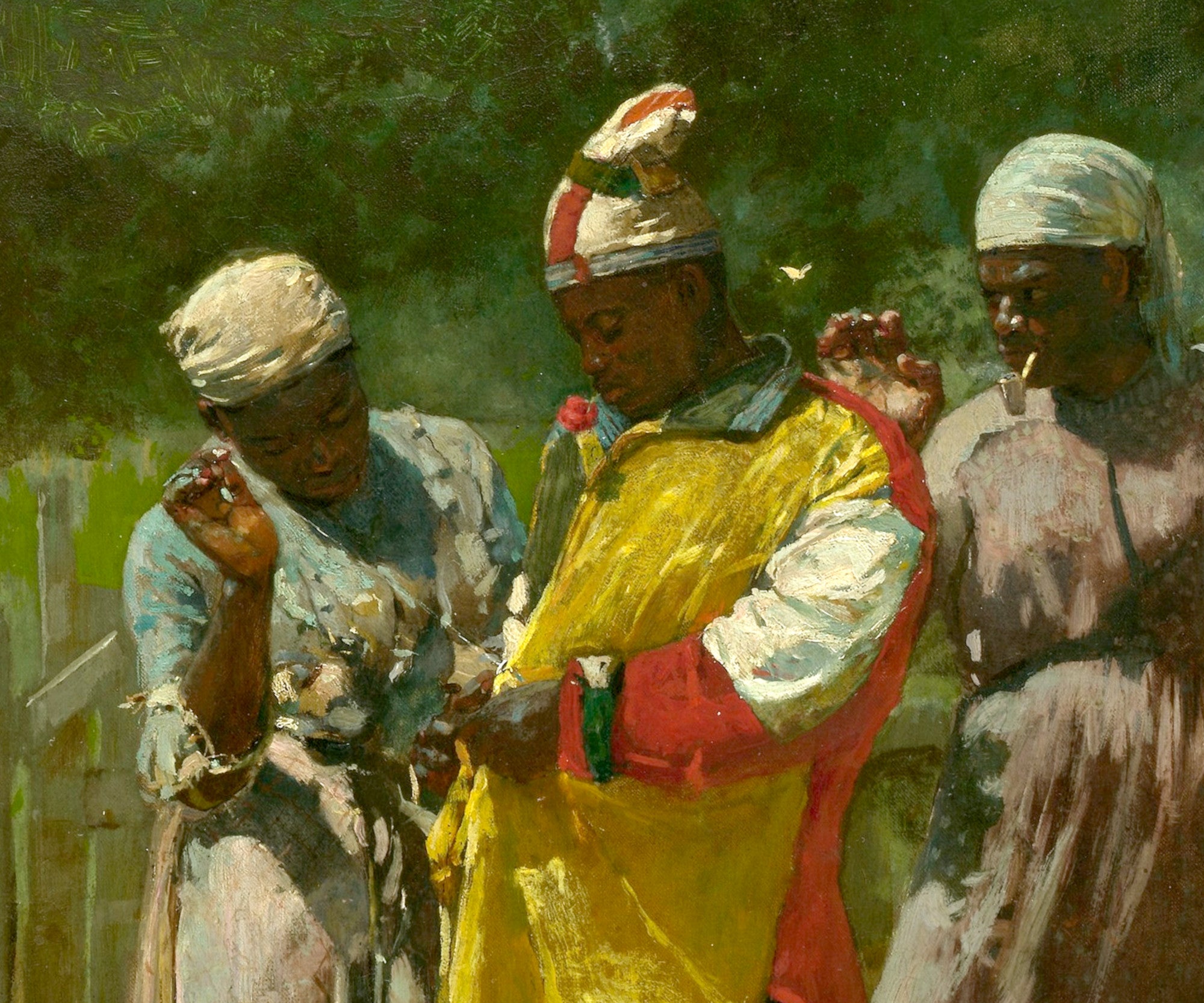 Winslow Homer Fine Art Print :  Dressing for the Carnival