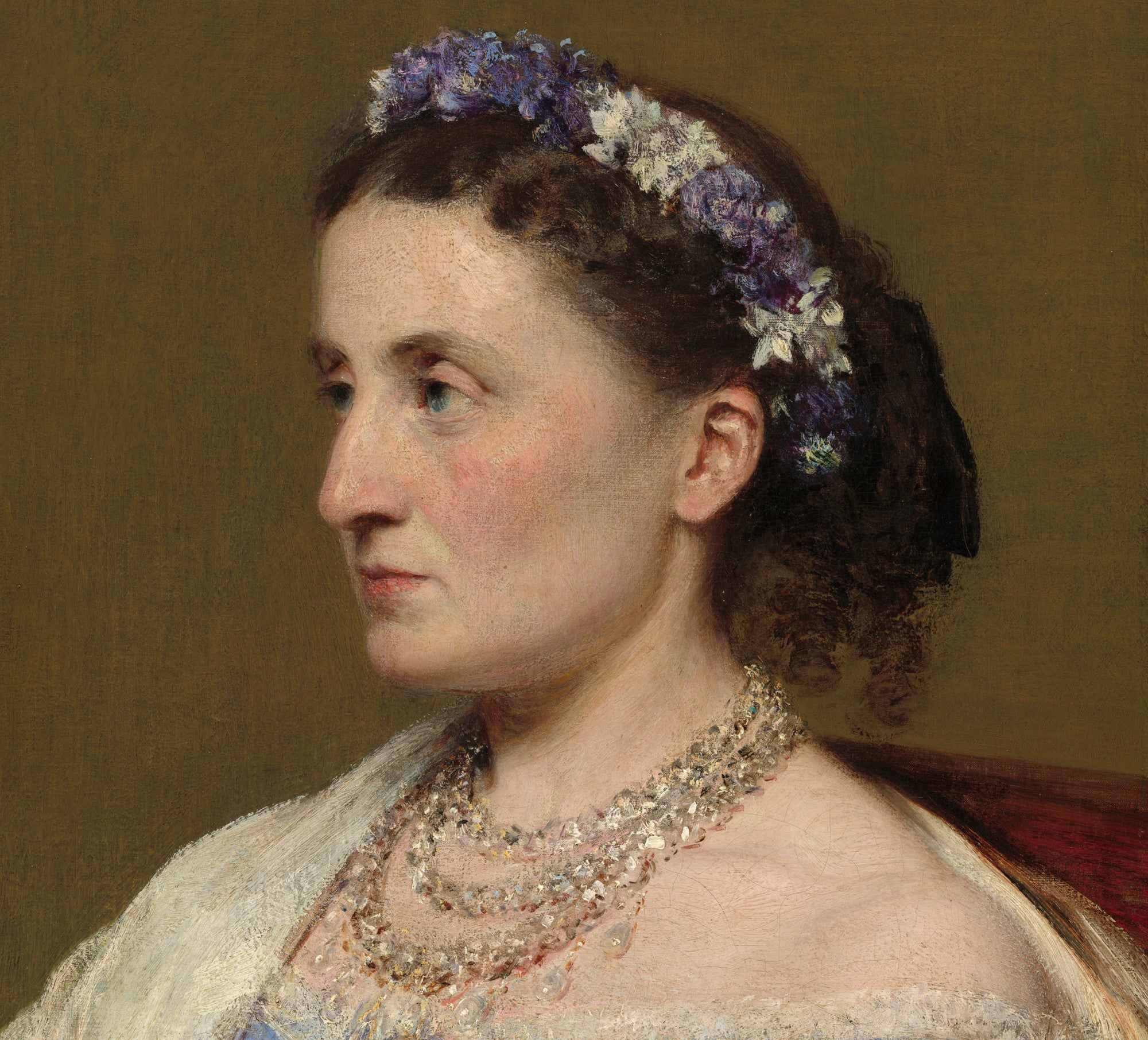 Henri Fantin-Latour Fine Art Print, Duchess de Fitz-James Portrait