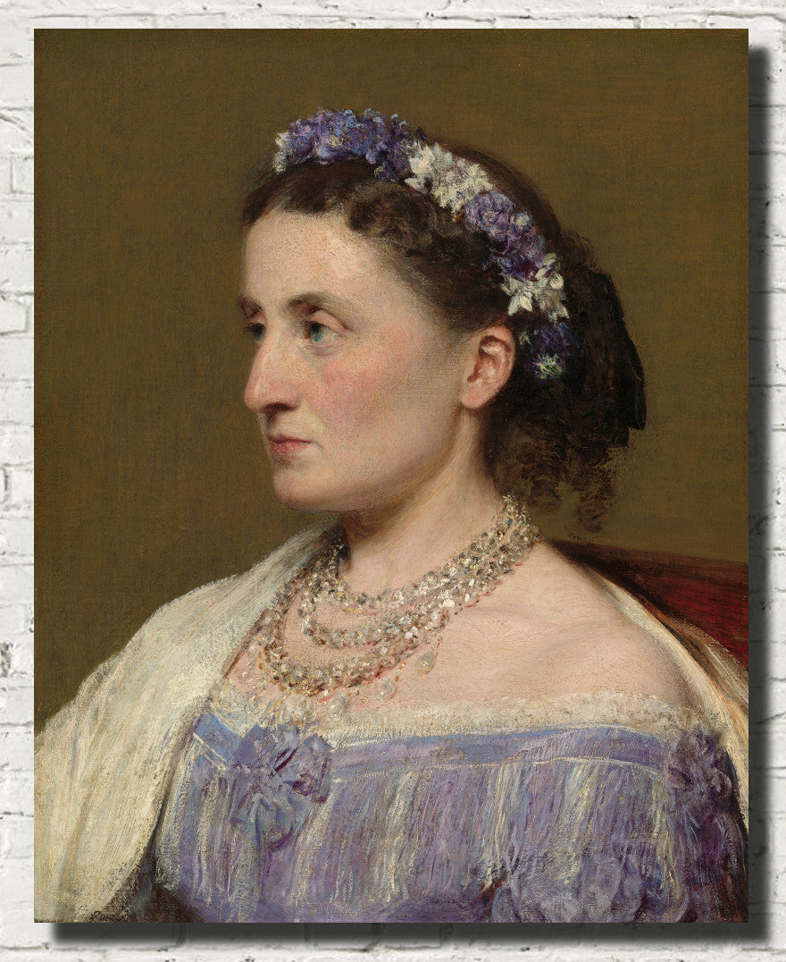 Henri Fantin-Latour Fine Art Print, Duchess de Fitz-James Portrait