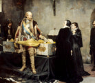 Albert Edelfelt Fine Art Print, Duke Karl Insulting the Corpse of Klas Fleming