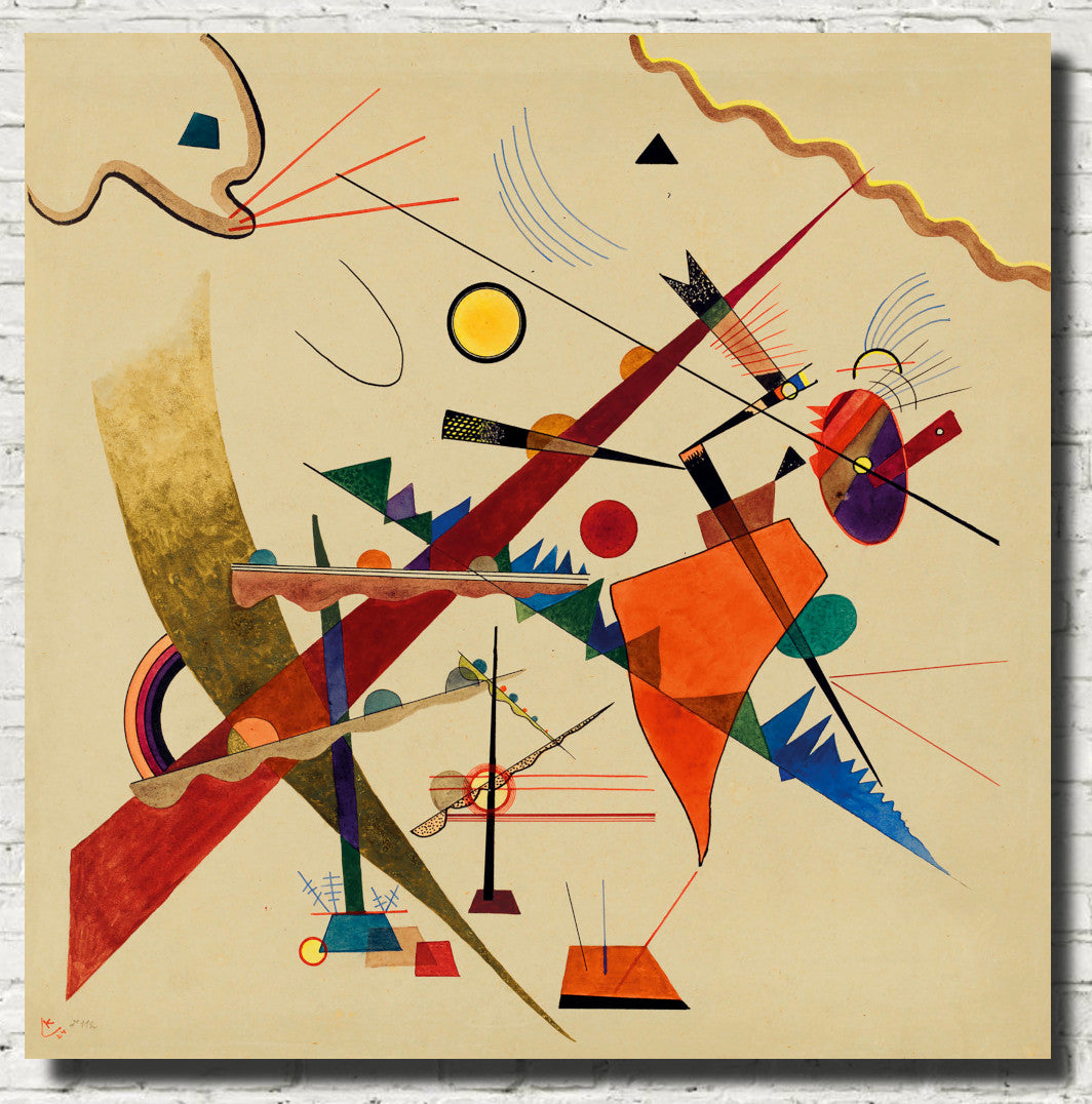 Dull Rise, Wassily Kandinsky Abstract Fine Art Print