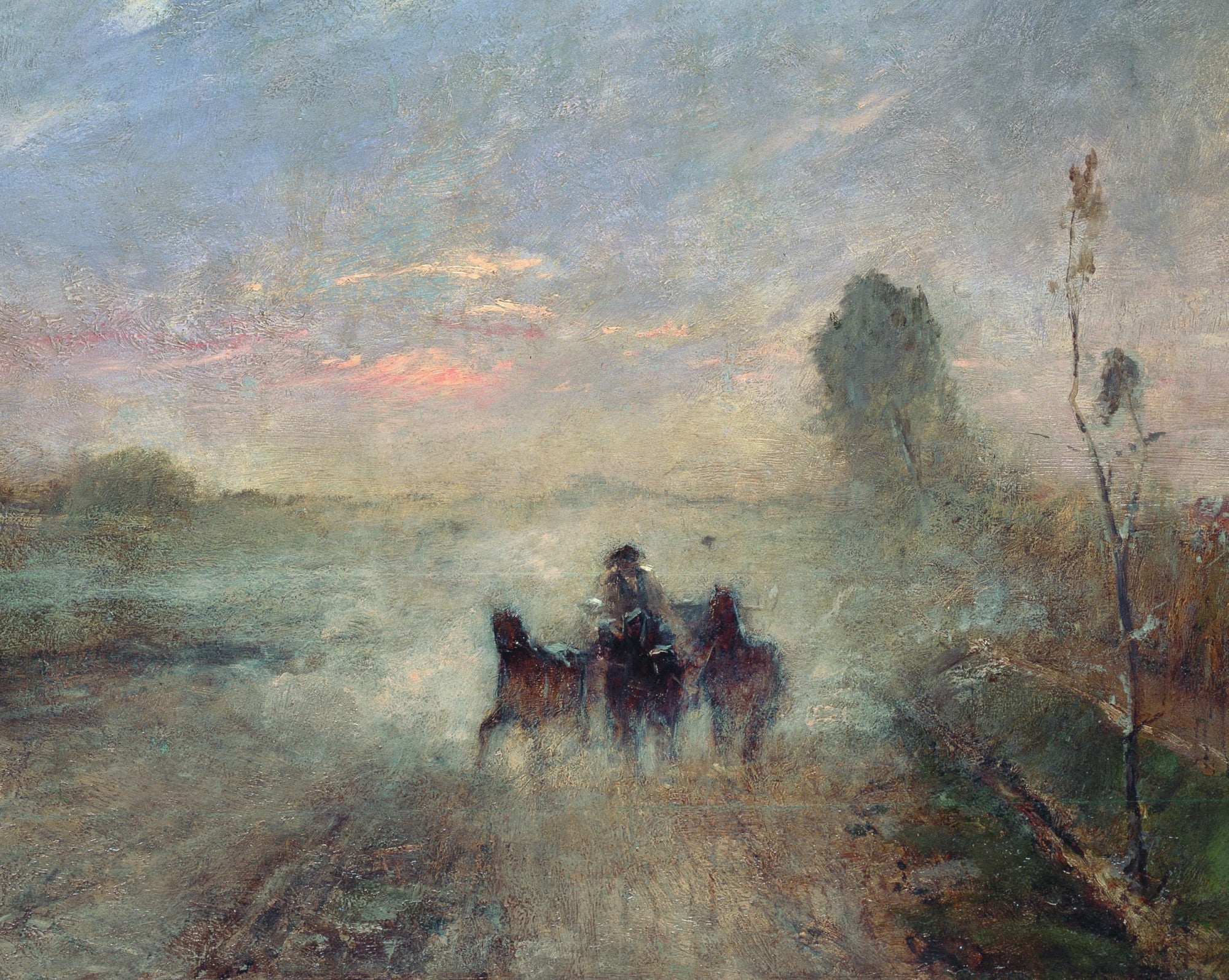 Mihály Munkácsy Fine Art Print, Dusty Road