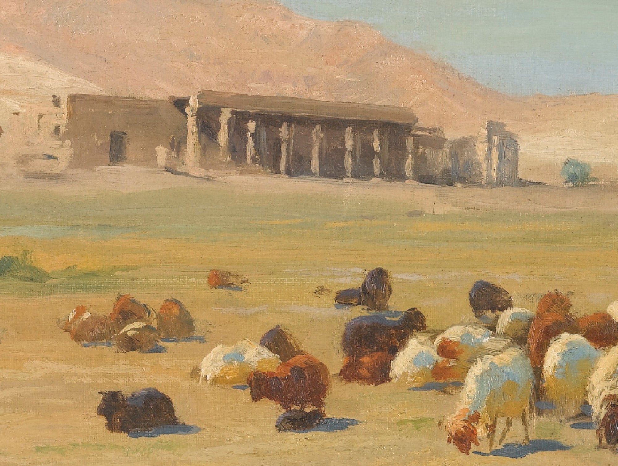 Joseph Farquharson Fine Art Print, Egyptian Landscape