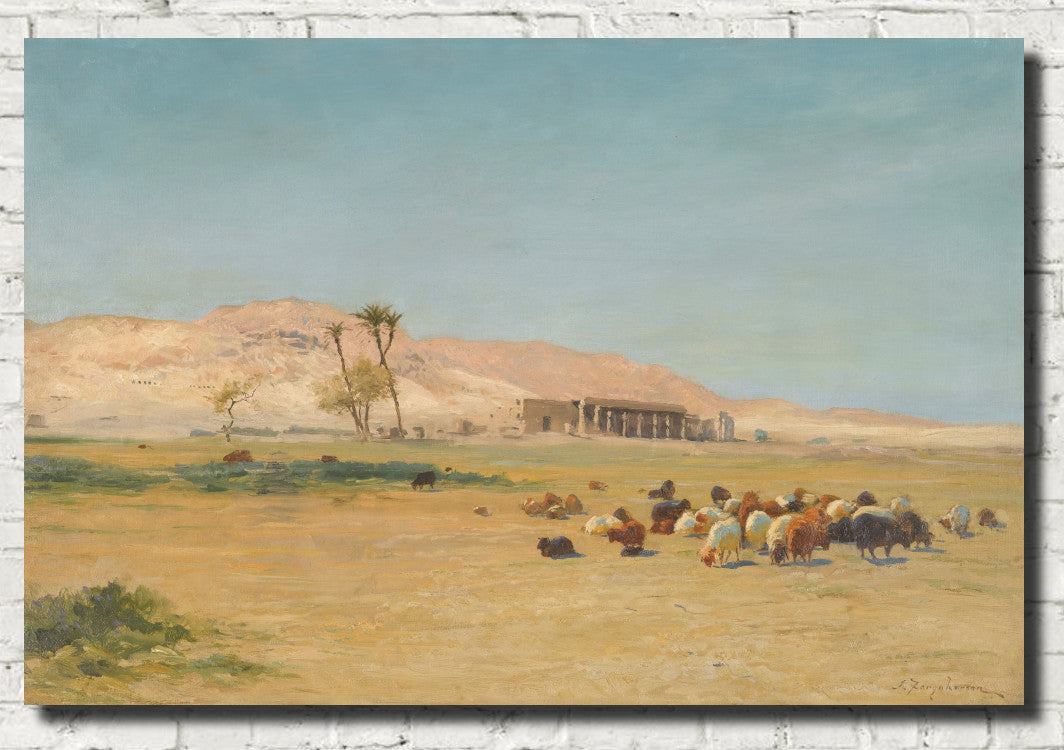 Joseph Farquharson Fine Art Print, Egyptian Landscape