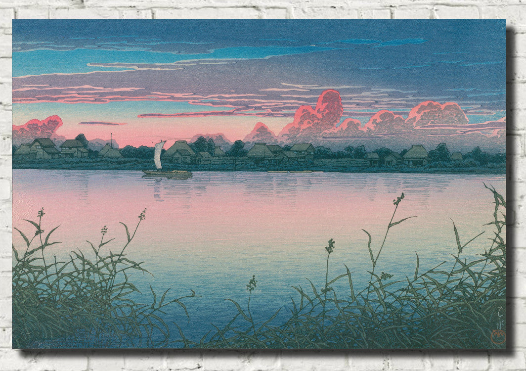 Early Autumn in Urayasu, Hasui Kawase, Japanese Art Print
