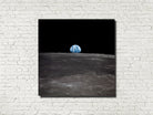 Photographic Art Print, Earth Rising Over The Moon