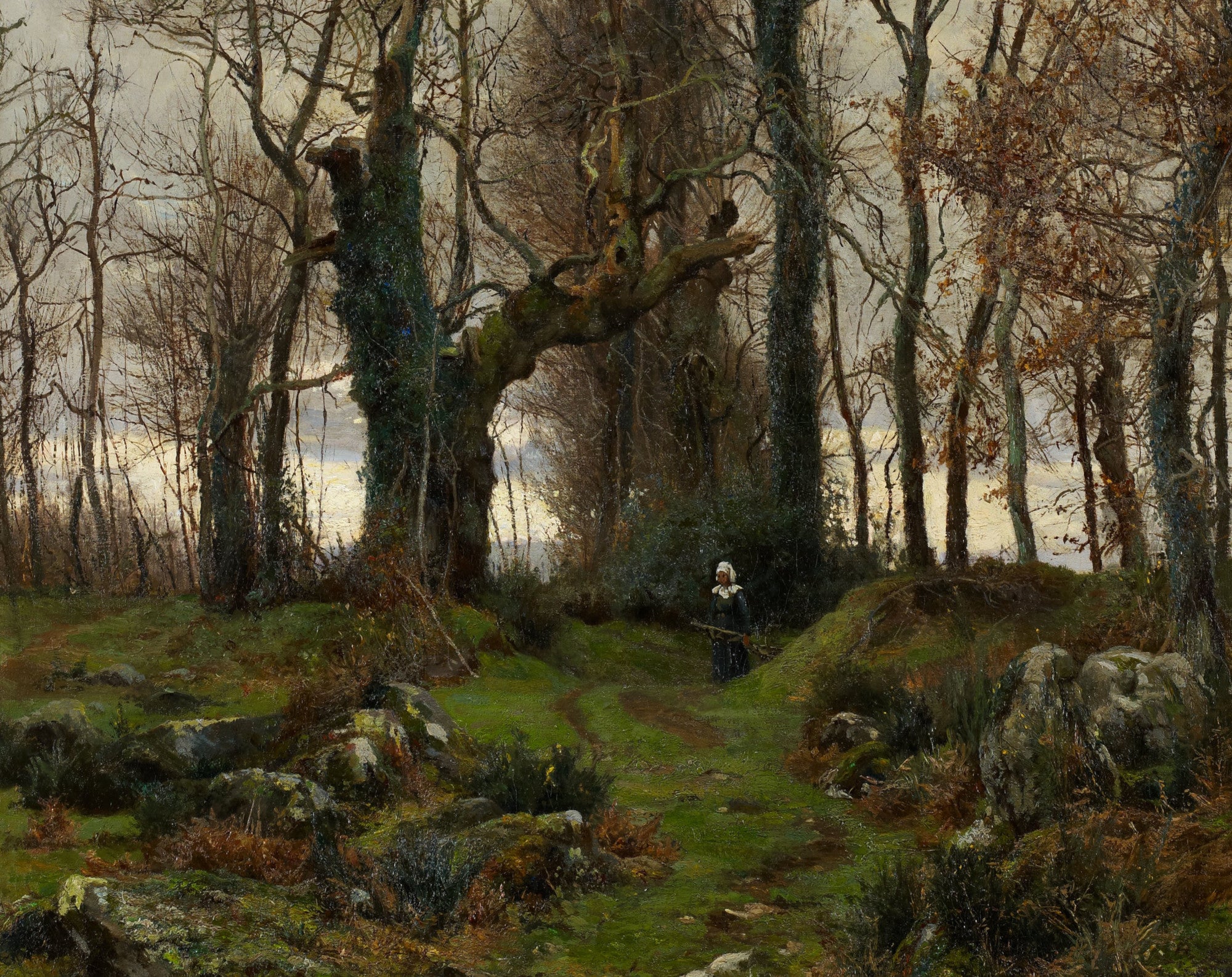 Edge of the Moor, Brittany, Hugh Bolton Jones Fine Art Print