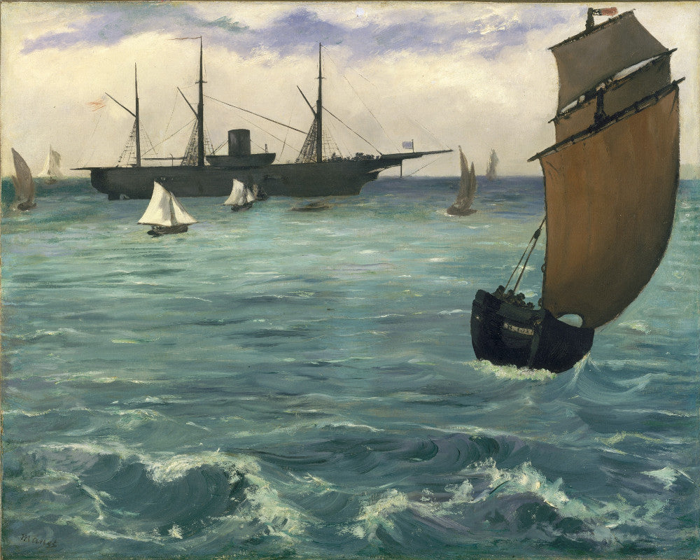 Édouard Manet, French Fine Art Print : Le Kearsarge