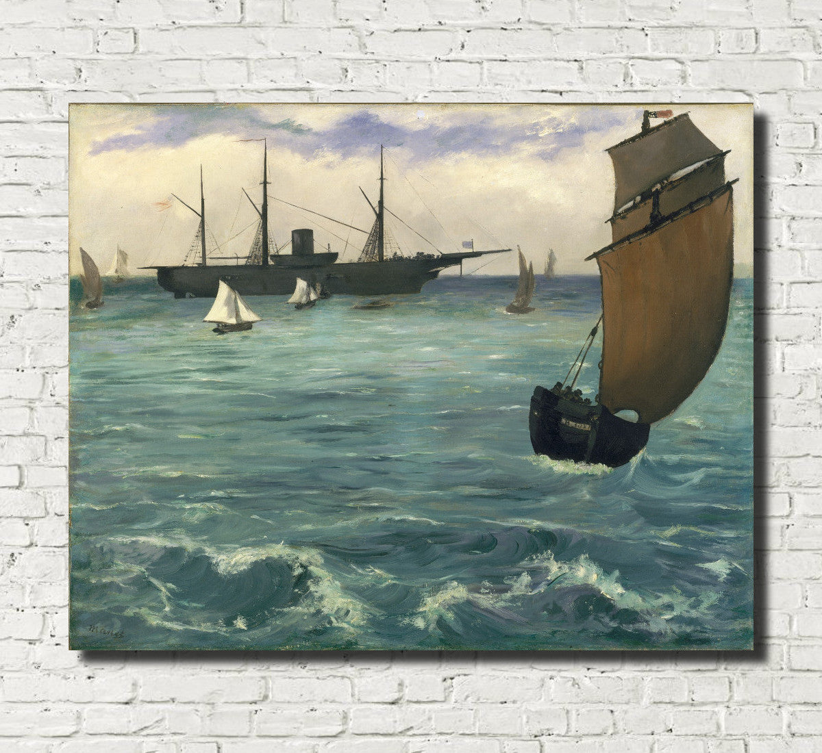 Édouard Manet, French Fine Art Print : Le Kearsarge
