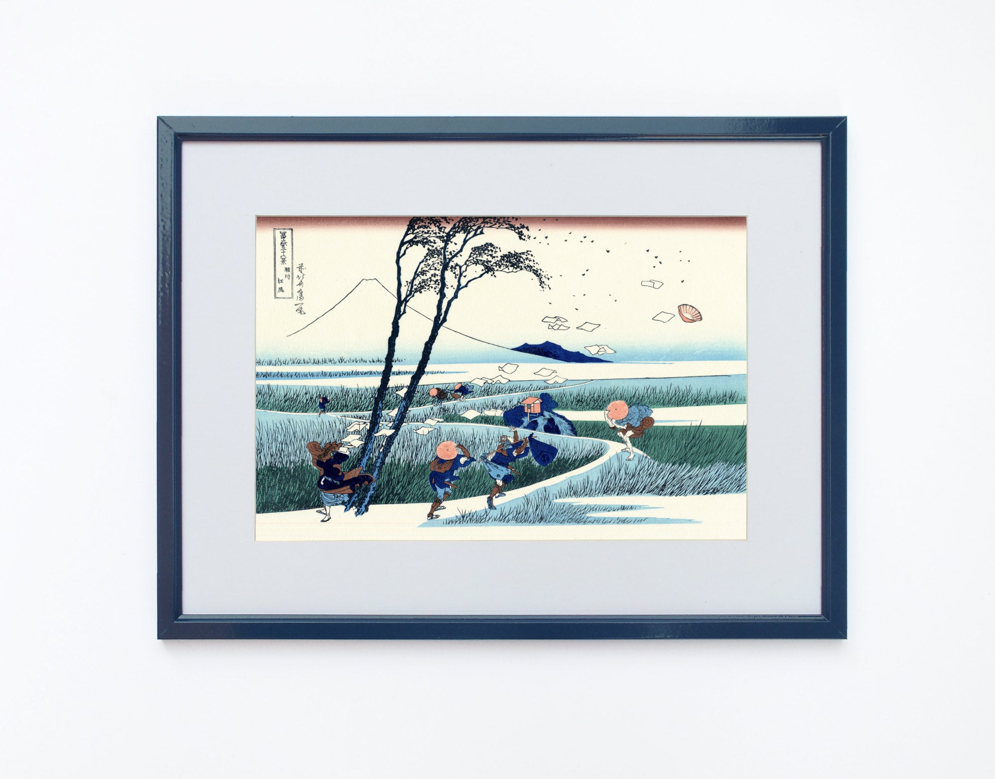 36 Views of Mount Fuji, Ejiri in Suruga Province, Katsushika Hokusai, Japanese Print