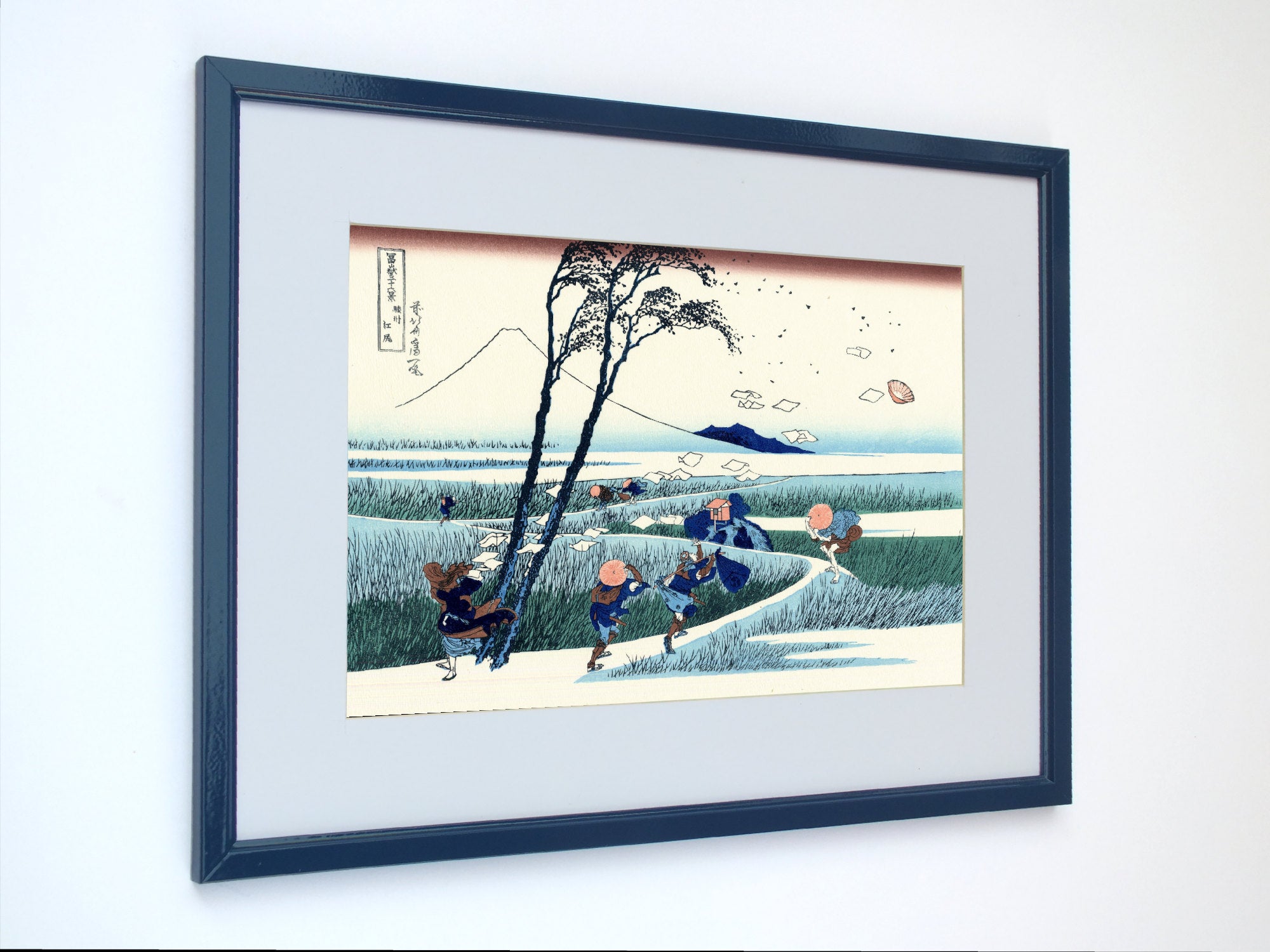 36 Views of Mount Fuji, Ejiri in Suruga Province, Katsushika Hokusai, Japanese Print