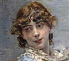 Giovanni Boldini Fine Art Print, Elegant in the blue dress