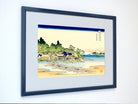 36 Views of Mount Fuji, Enoshimo, Katsushika Hokusai, Japanese Print