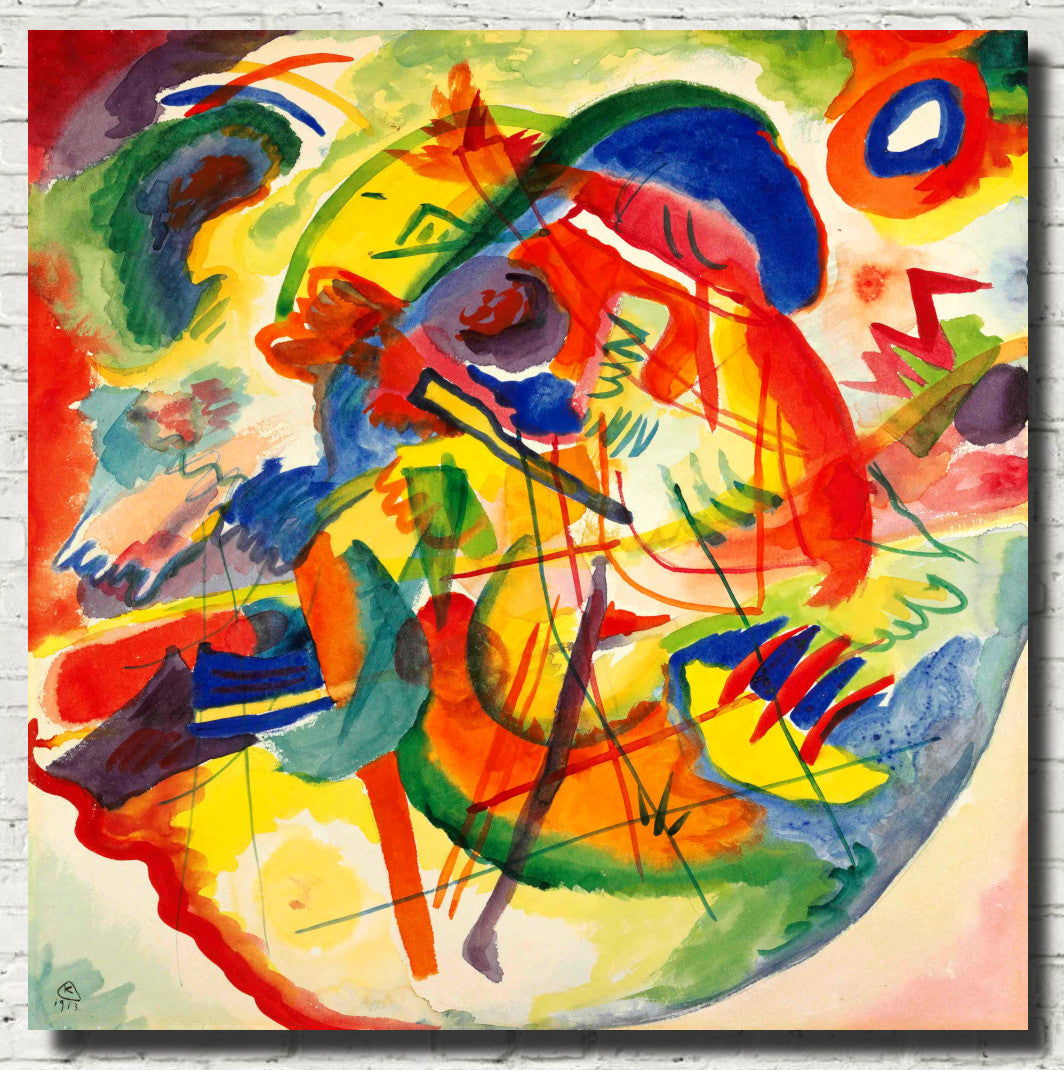 Abstract Geometric Art, Wassily Kandinsky Fine Art Print