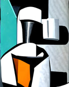 Espresso Coffee Machine, Abstract Print Framed Wall Art