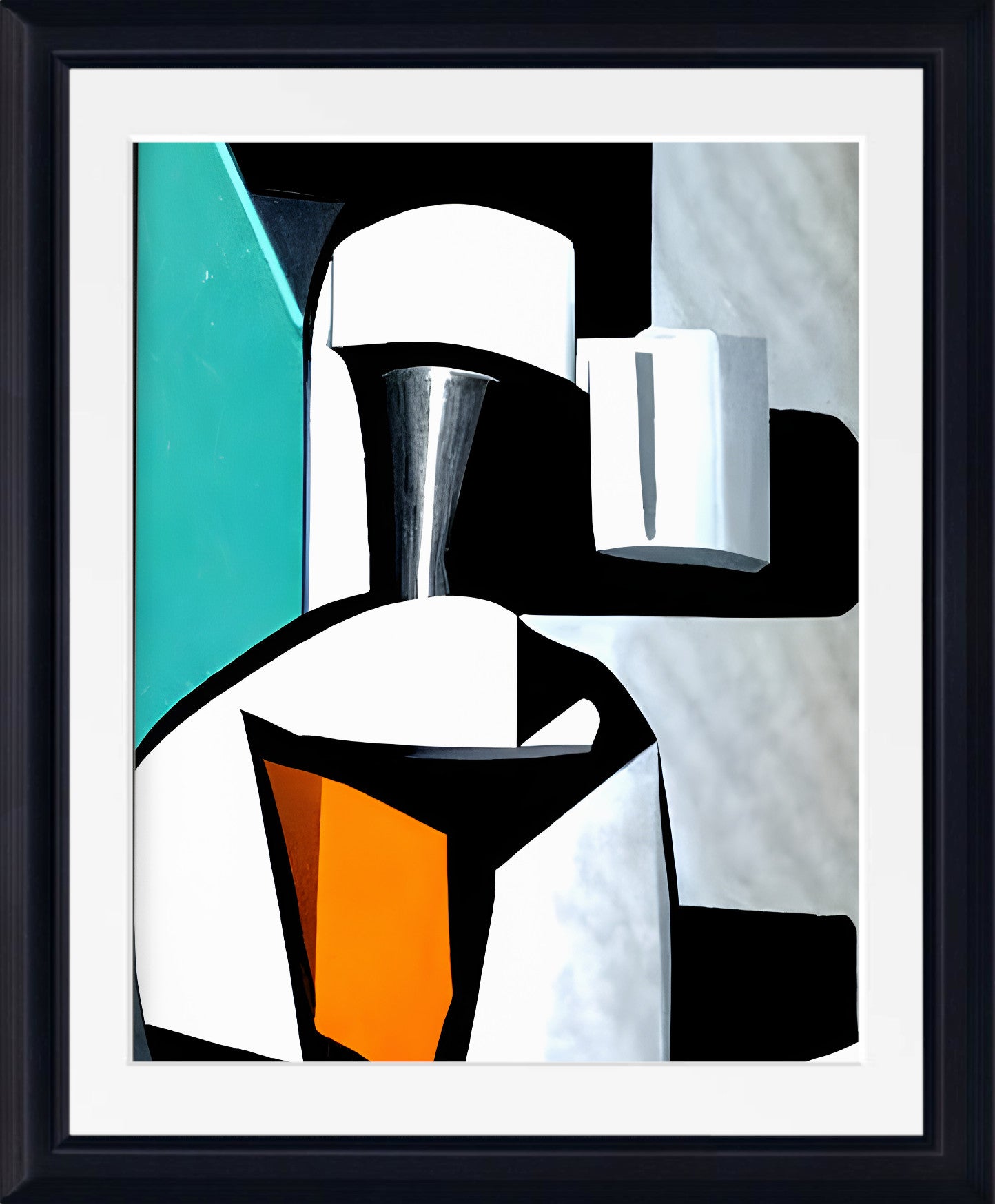Espresso Coffee Machine, Abstract Print Framed Wall Art