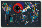 Wassily Kandinsky Fine Art Print, Sketch around the Circle Abstract