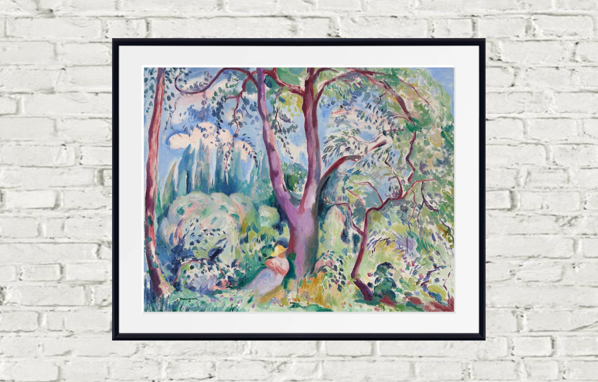 Dreamscape at Colombier, Henri Manguin, Esquisse pour le paysage de rêve à Colombier