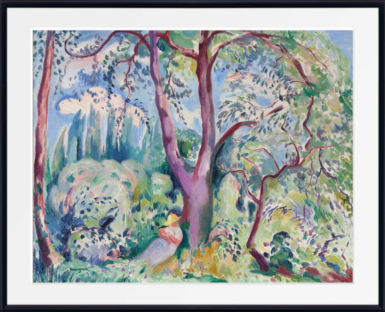 Dreamscape at Colombier, Henri Manguin, Esquisse pour le paysage de rêve à Colombier
