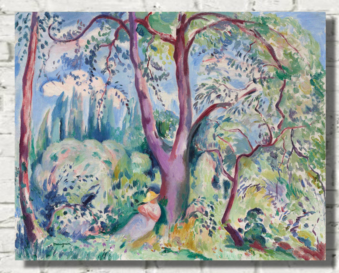 Dreamscape at Colombier, Henri Manguin, Esquisse pour le paysage de rêve à Colombier