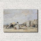 Eugène Boudin Fine Art Print : Lady in White