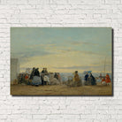 Eugène Boudin Fine Art Print : Sunset on the Beach