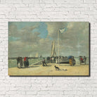 Eugène Boudin Fine Art Print : On The Jetty