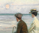 Paul Gustav Fischer Fine Art Print, Evening atmosphere at Falsterbo beach