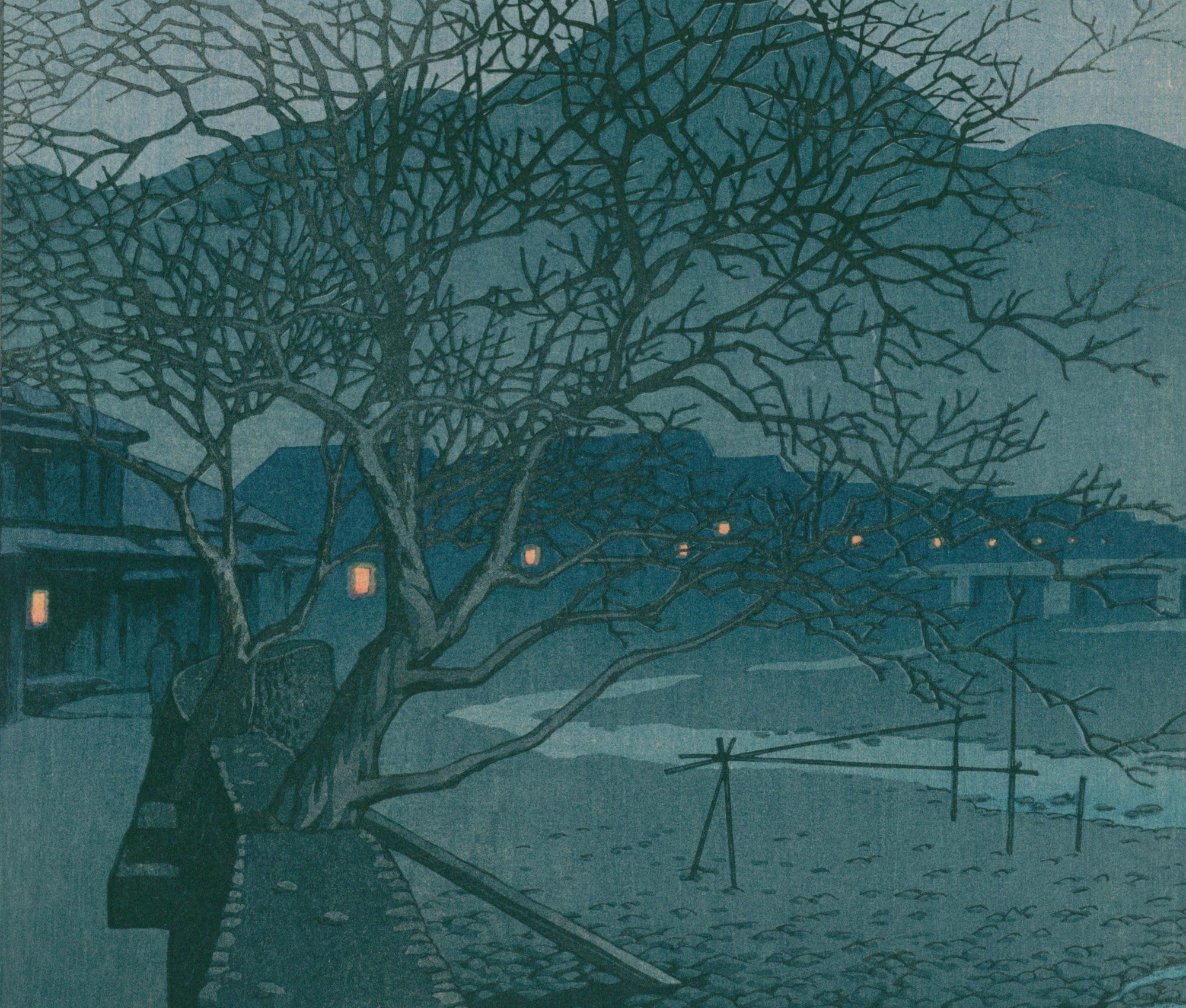 Evening in Beppu, Hasui Kawase, Japanese Art Print
