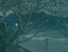Evening in Beppu, Hasui Kawase, Japanese Art Print