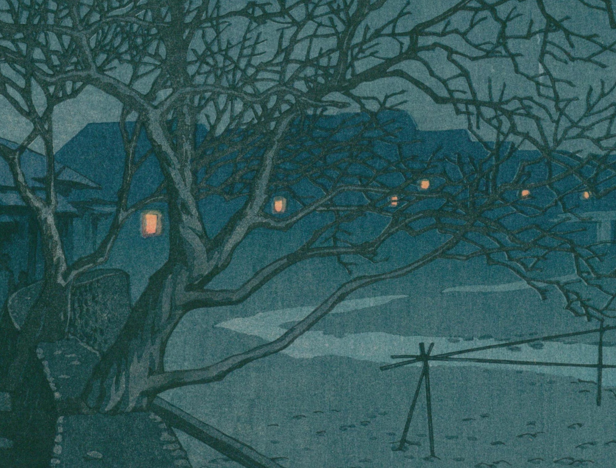 Evening in Beppu, Hasui Kawase, Japanese Art Print