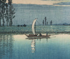 Evening of Ushibori, Hasui Kawase, Japanese Art Print
