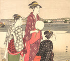 Torii Kiyonaga, Japanese Fine Art Print, Evening on the Banks of the Sumida River